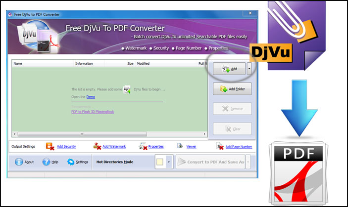 Aflipsoft Free DjVu to PDF 1.0 full