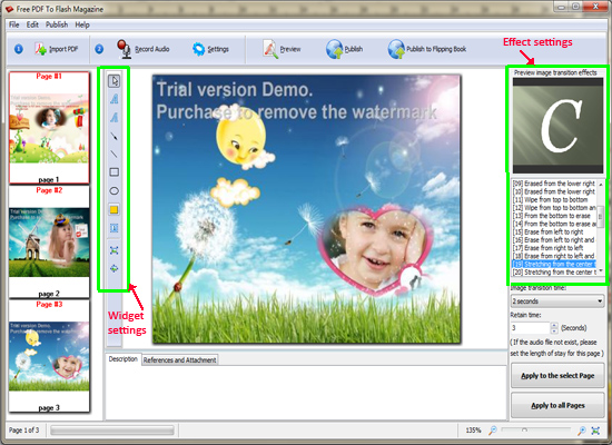 AngelBSoft PDF to Flash Publisher