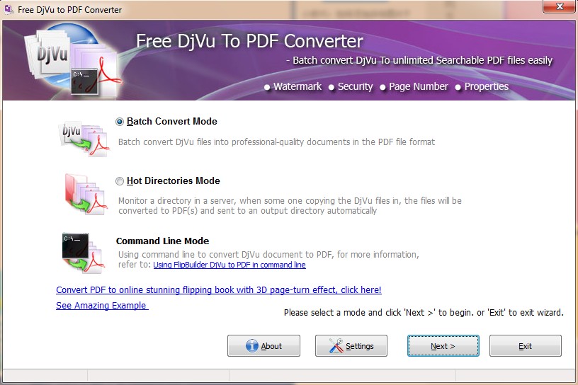 CAKSOFT Free DjVu to PDF 1.0 full