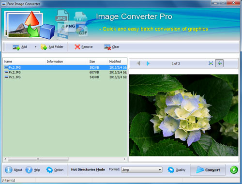 Windows 7 FPicsoft Free Image Converter 1.0 full