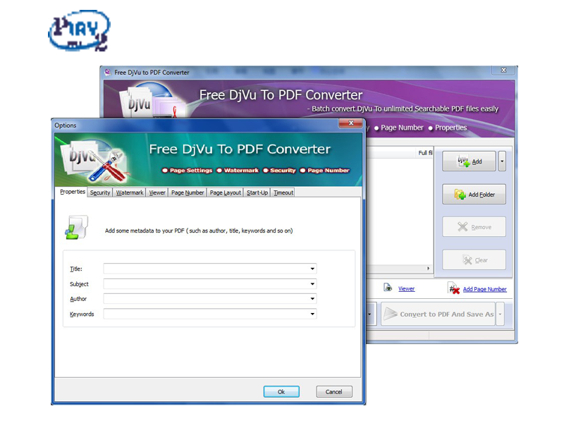 Play2Soft Free DjVu to PDF Converter
