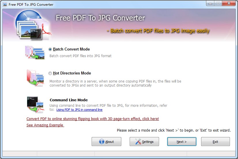 Bestsoft Free PDF to JPG Converter 1.0 full