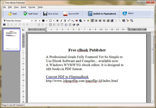 Ltssoft Free eBook Publisher
