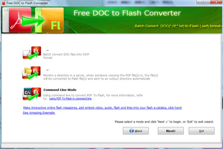 WinJoft Free Flash Converter screenshot